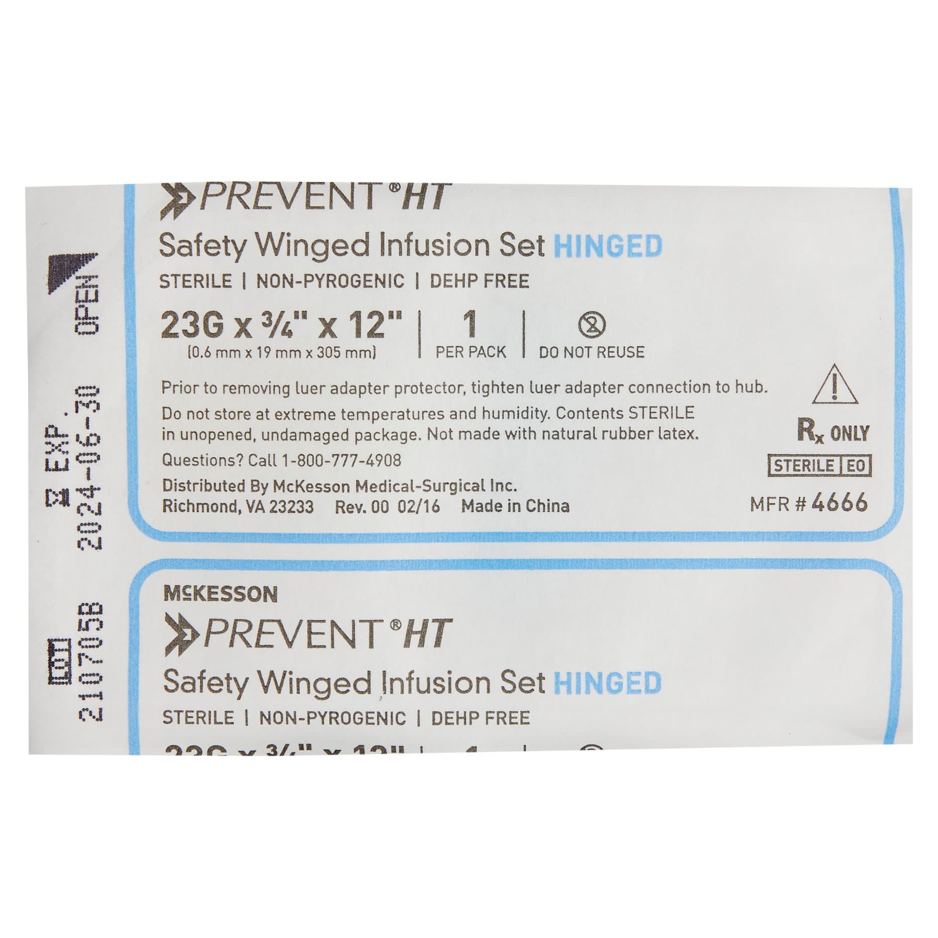 McKesson Prevent Safety Winged Infusion Sets - Image 3
