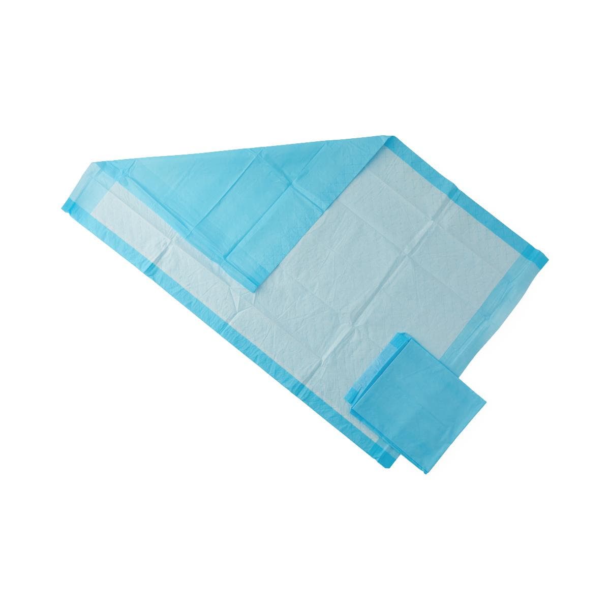 Medline Protection Plus Underpad, Light Absorbency, 23 x 36 Inch, Blue