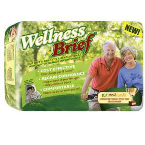 Unique Wellness Super Absorbent Brief, Medium - Package of 20 - Image 1