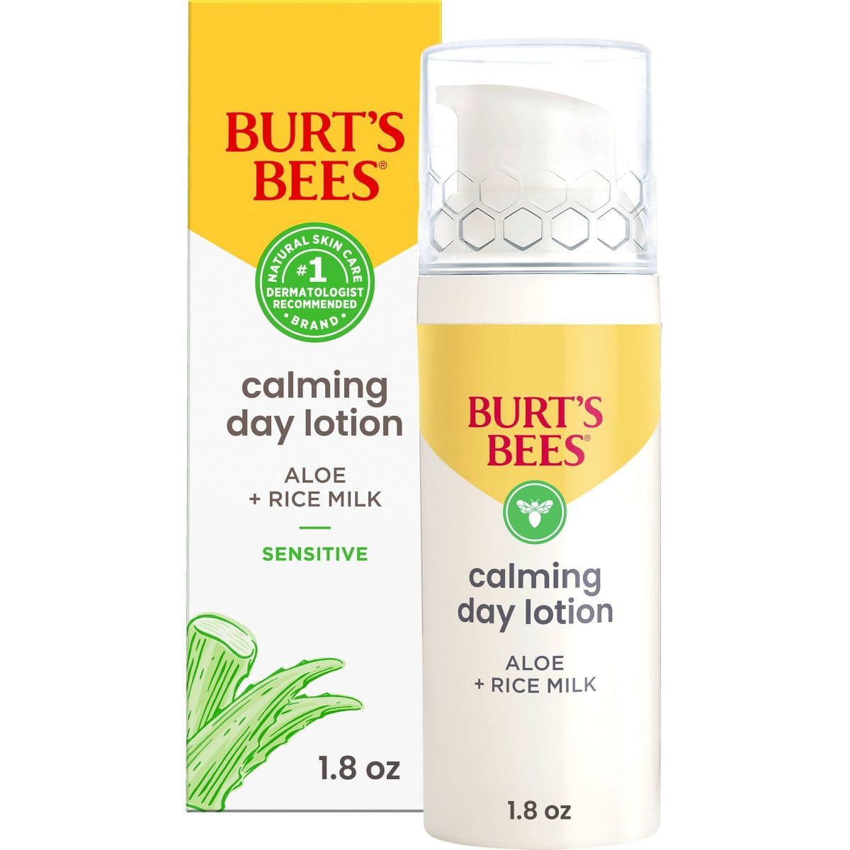 Burt's Bees Calming Daily Face Moisturizer for Sensitive Skin, 1.8 oz - Each - Image 1