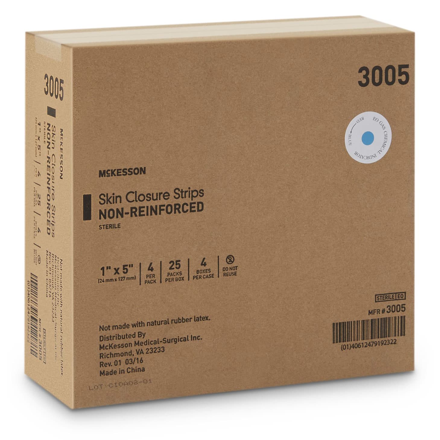 McKesson Skin Closure Strip 1 x 5 Inch Sterile - Image 5