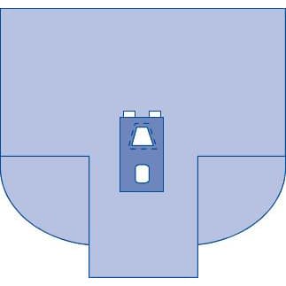 Medline Sterile Laparoscopy Surgical Drapes with Gussets - Case of 10 - Image 2