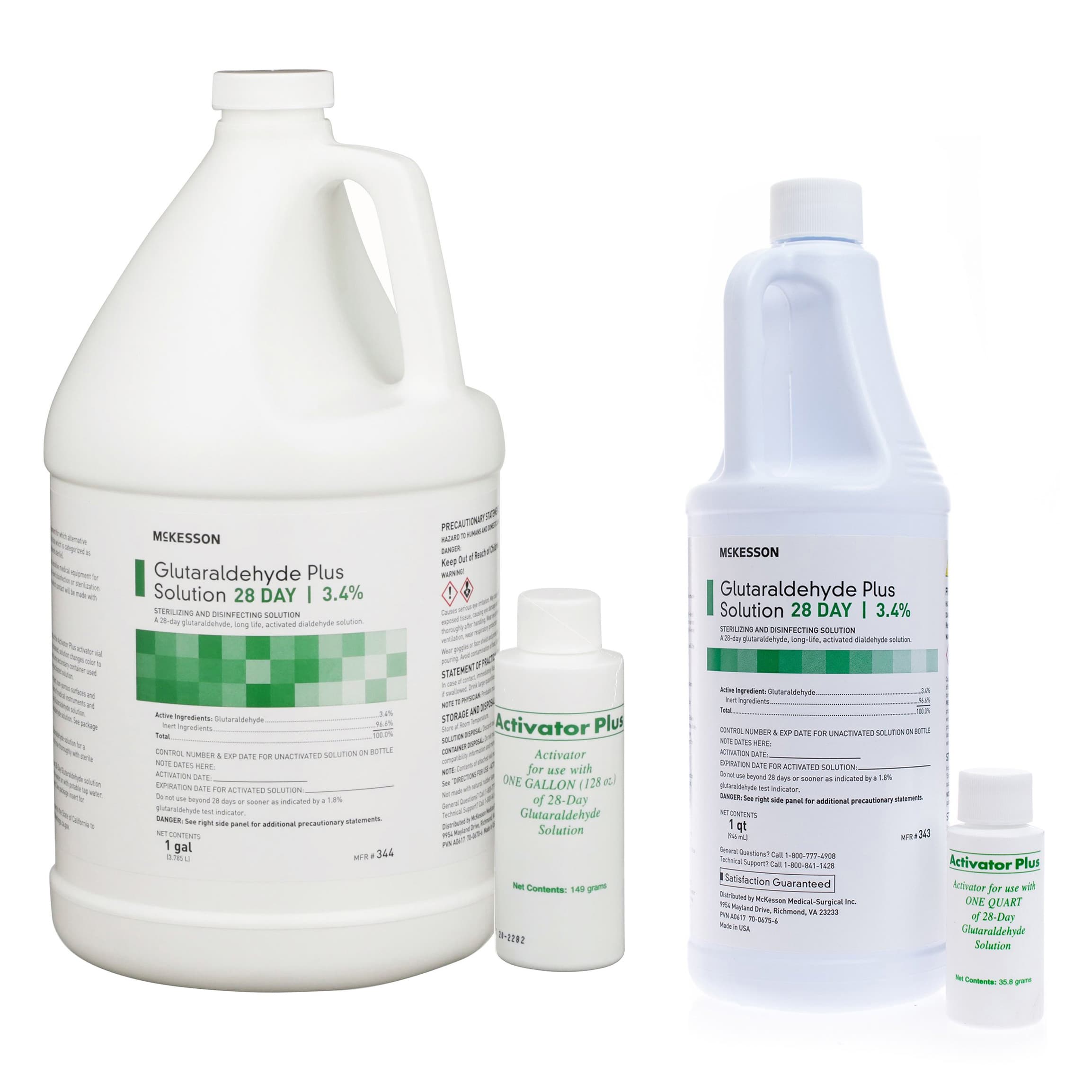 McKesson Regimen 3.4% Glutaraldehyde Plus 28 Days High-Level Disinfectant Solution - Image 1