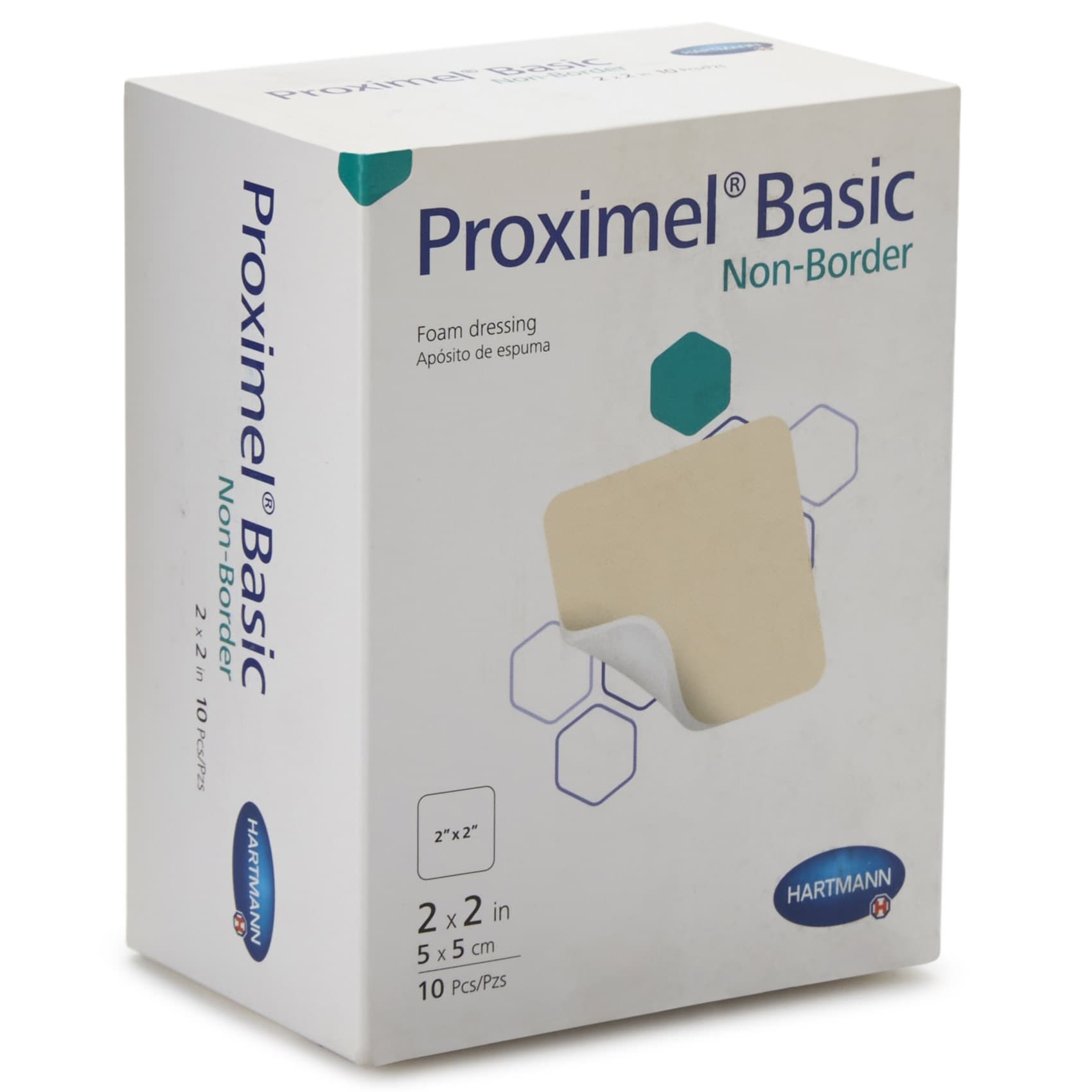 Proximel Basic Non-Border Two-Layer Polyurethane Foam Dressing - Image 1