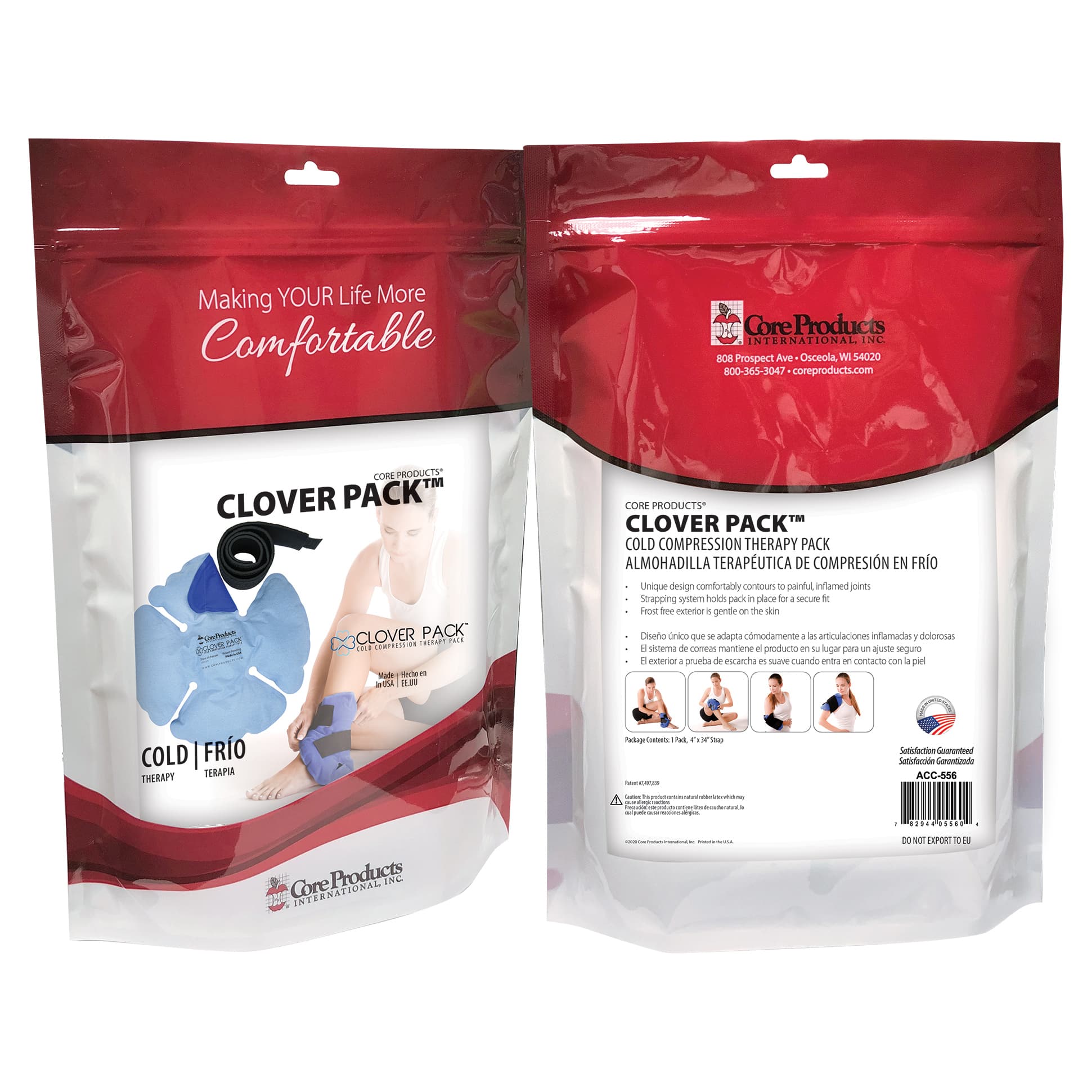 Clover Pack Cold Compression Therapy Pack - Each - Image 1