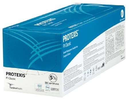 Protexis PI Classic Surgical Glove, Powder-Free, Ivory, Size 6 - Case of 400 - Image 1
