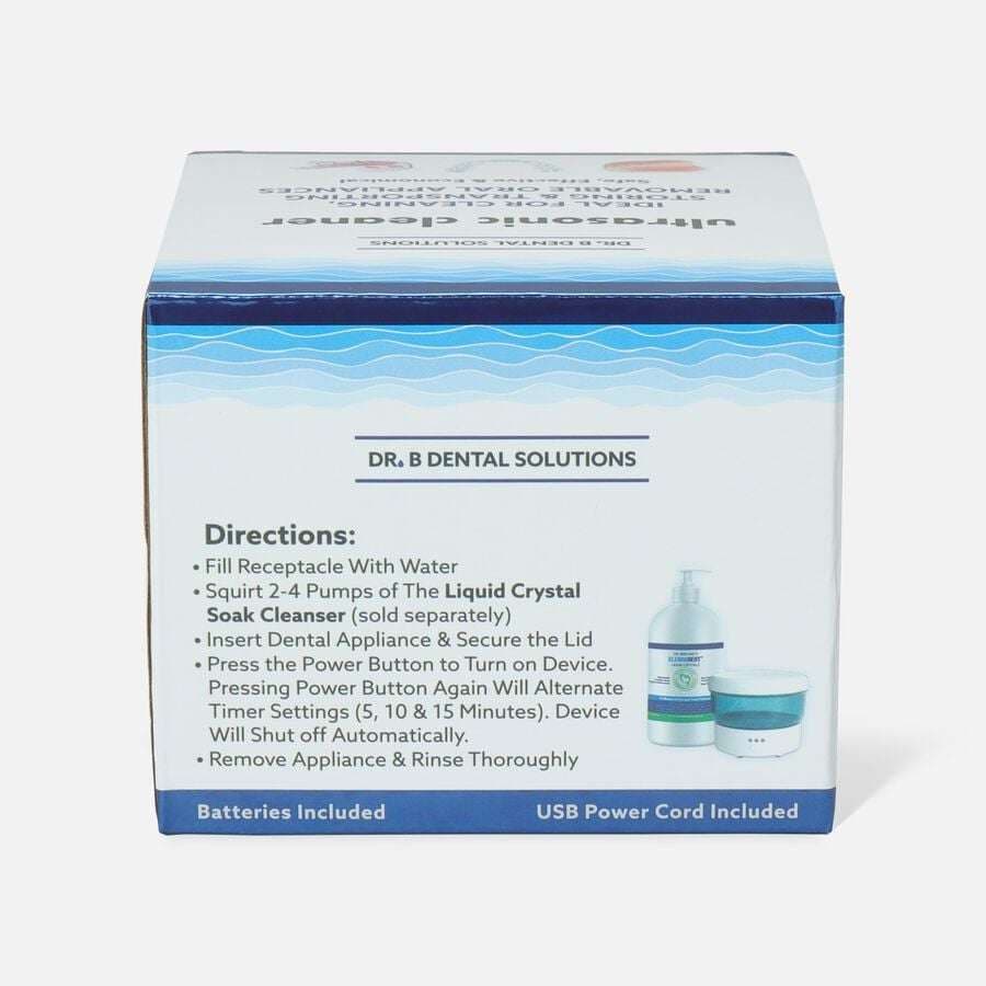 Dr. B Dental Solutions Sonic Cleaner Vibrating Denture Bath - Image 6