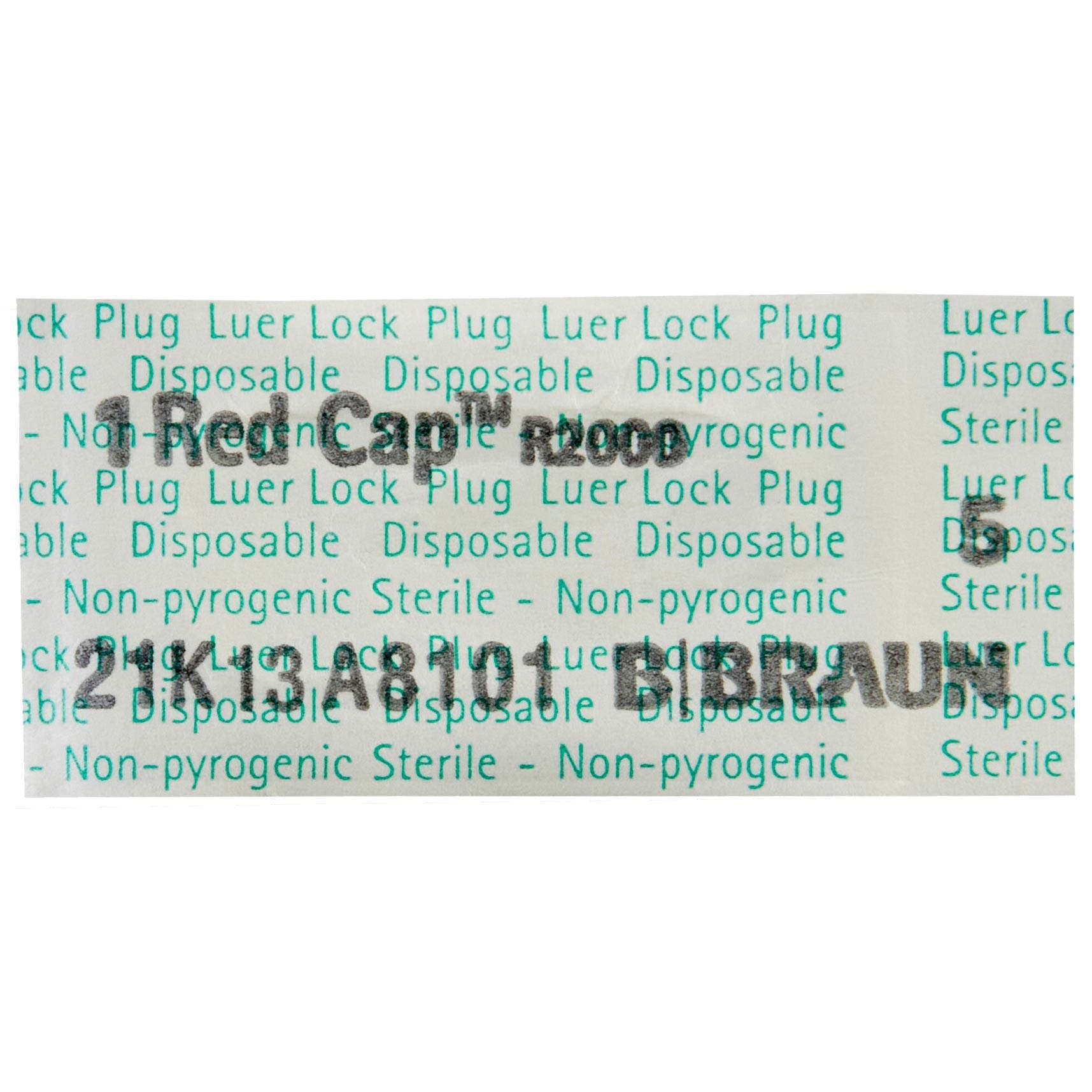 Red Cap Luer Replacement Cap - Image 3