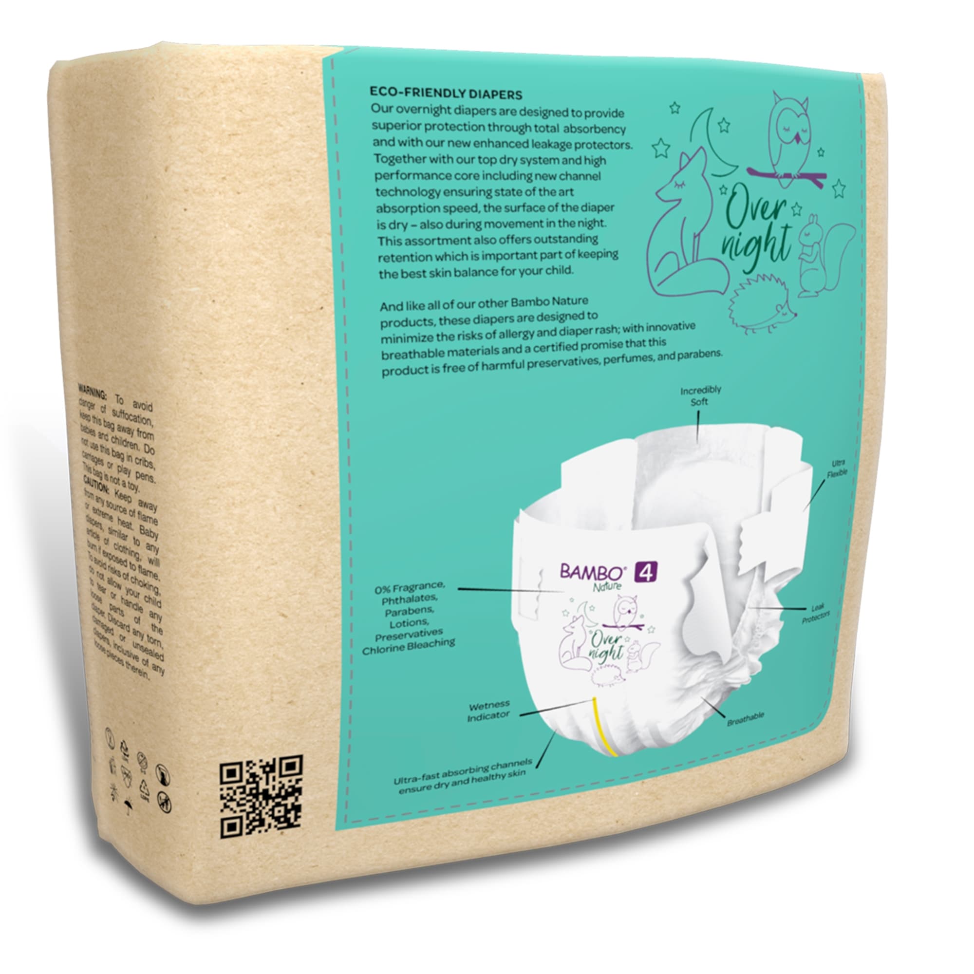 Bambo Natures Overnight Baby Diapers - Image 3