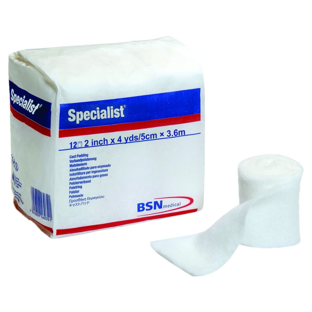 Specialist Sterile Natural Crimp Cast Padding, 2 Inch x 4 Yard - Case of 50 - Image 1