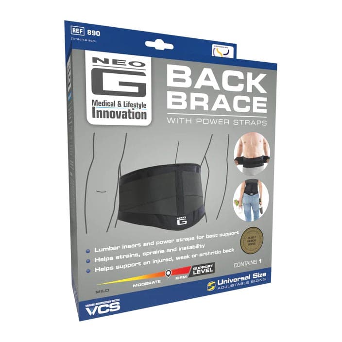 Neo G Back Brace with Power Straps, Universal - Image 8