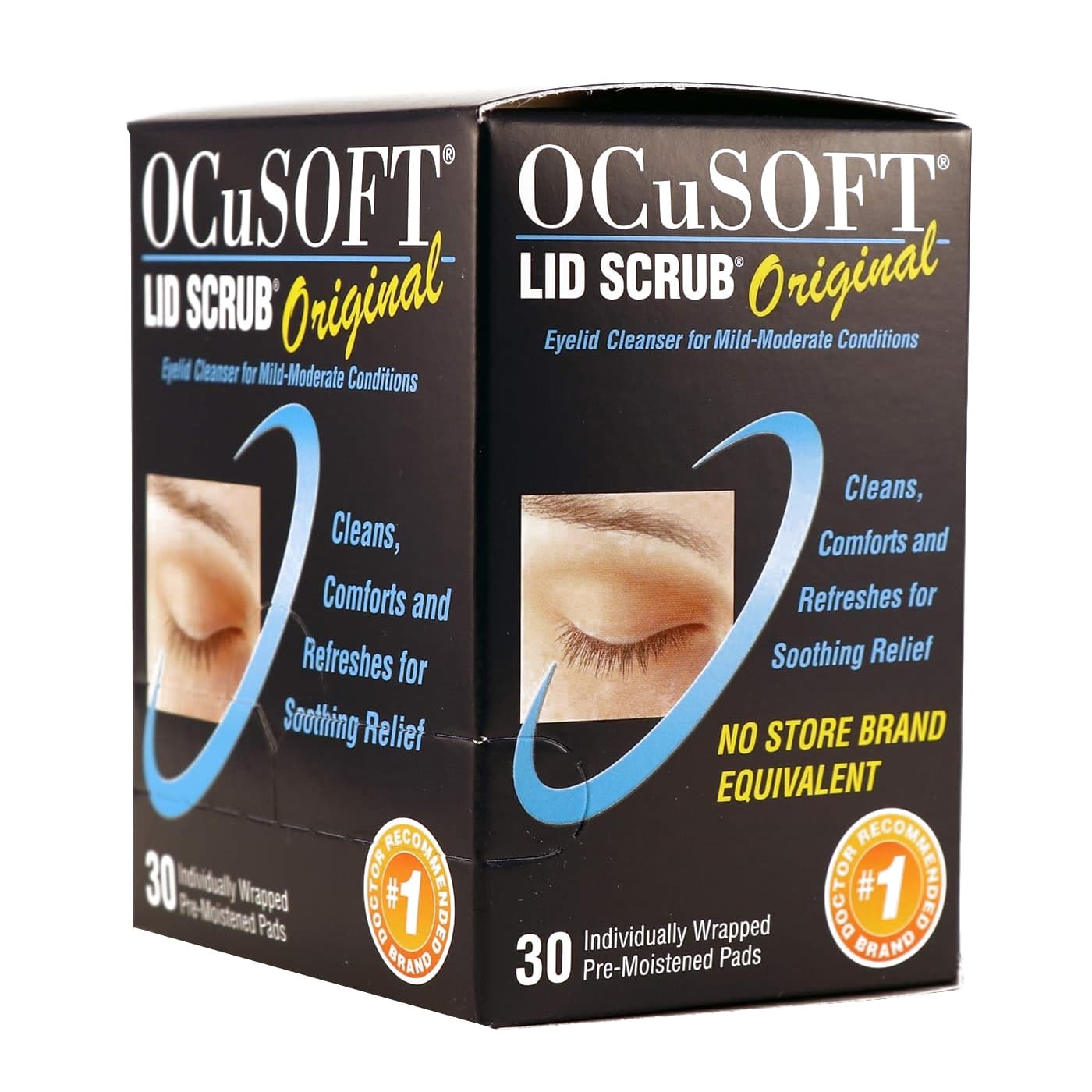 Ocusoft Original Eyelid Cleanser Scrub Wipes - Image 4
