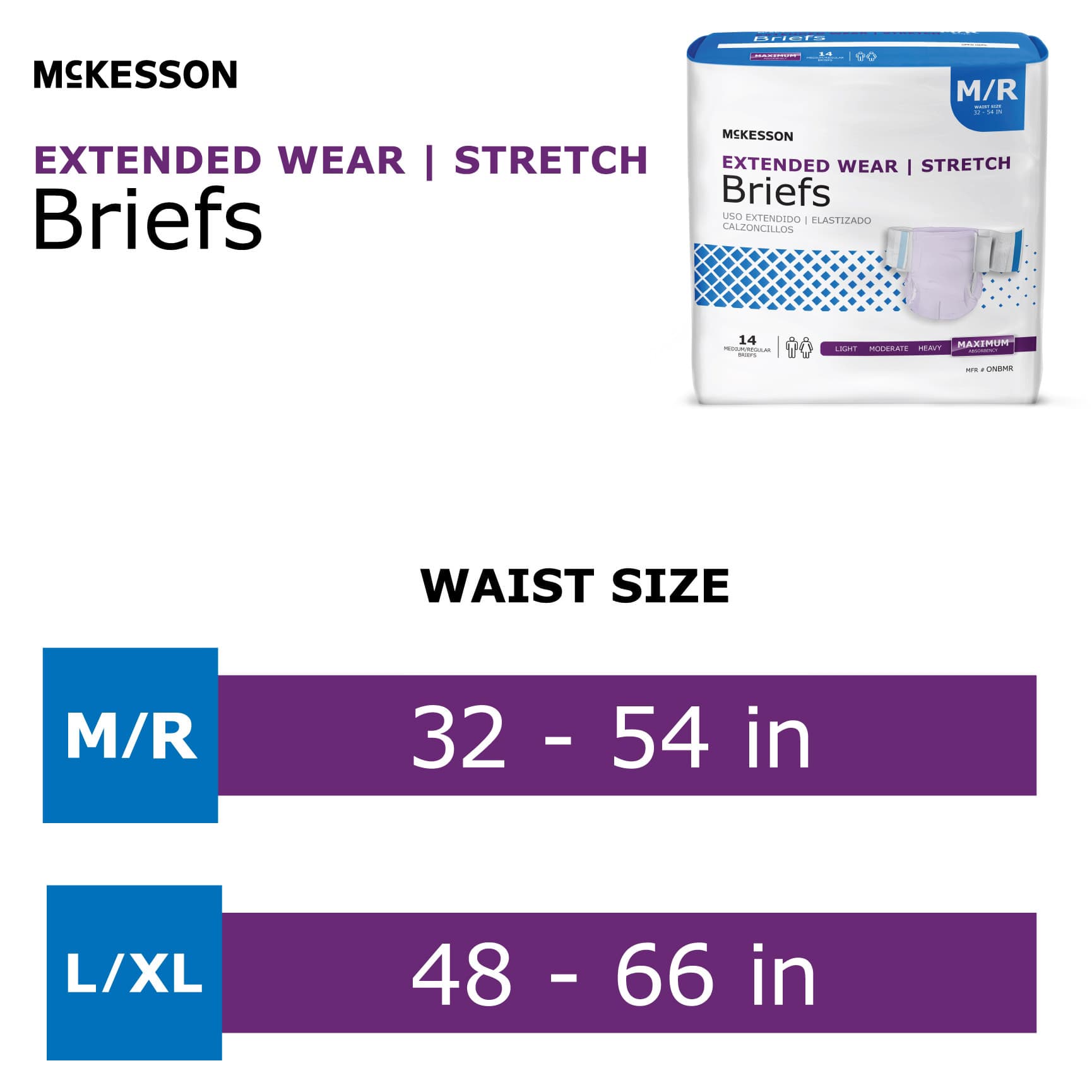 McKesson Extended Wear Stretch Briefs - Image 2