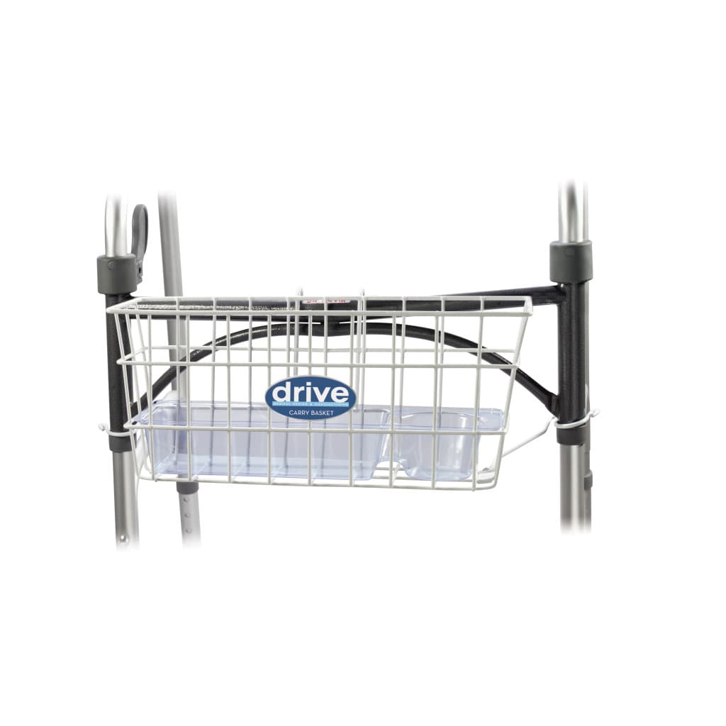 Drive Medical Walker Basket with White Insert, Universal - Each - Image 1