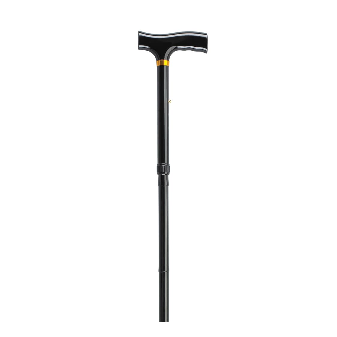 Drive Aluminum Folding Canes, Height Adjustable, Black - Each - Image 1