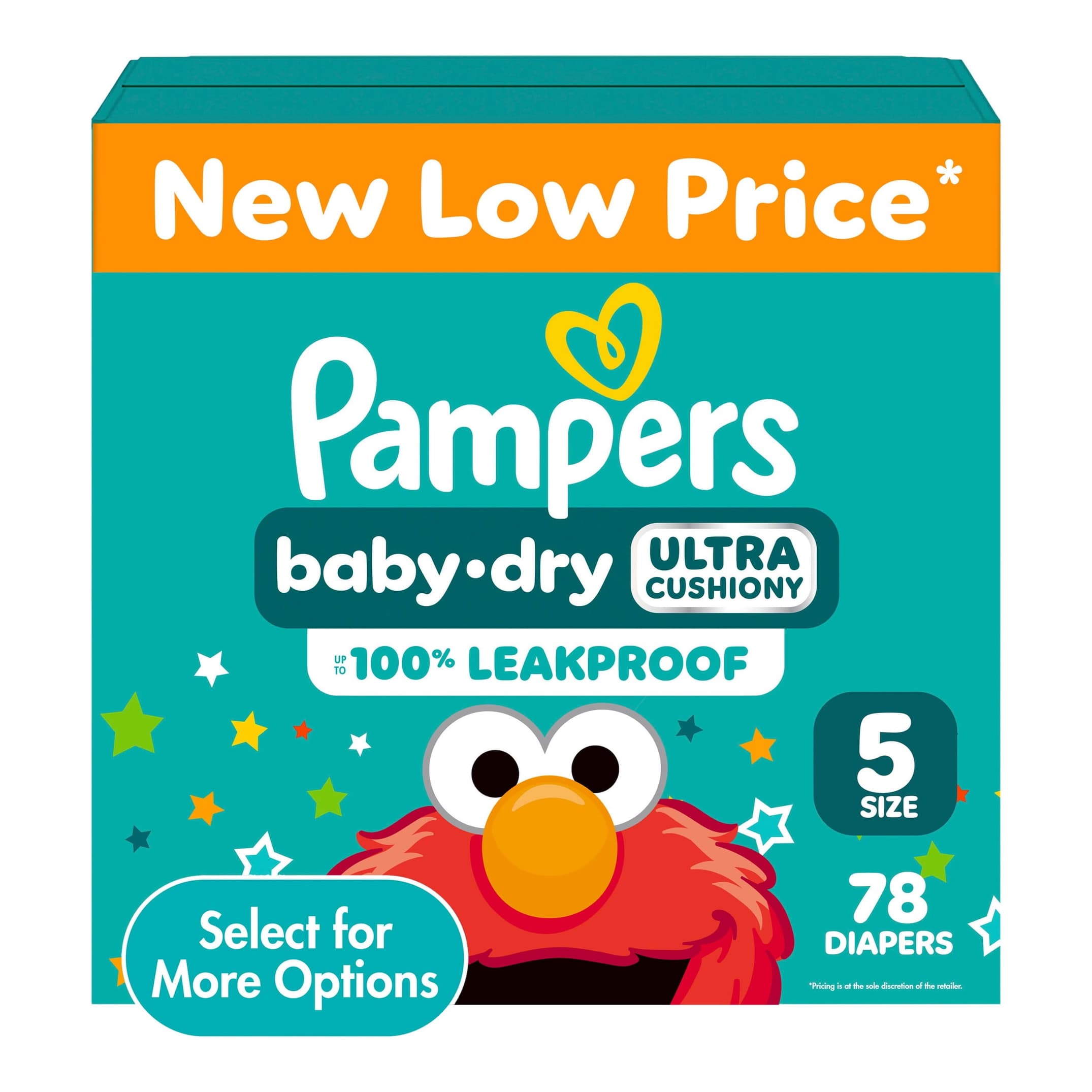 Pampers Baby-Dry Diapers, Size 5, 78 Count - Package of 78
