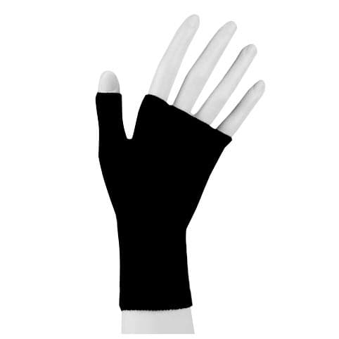 Juzo Seamless Gauntlet with Thumb Stub, 20-30mmHg, Black, Extra Large - Image 1