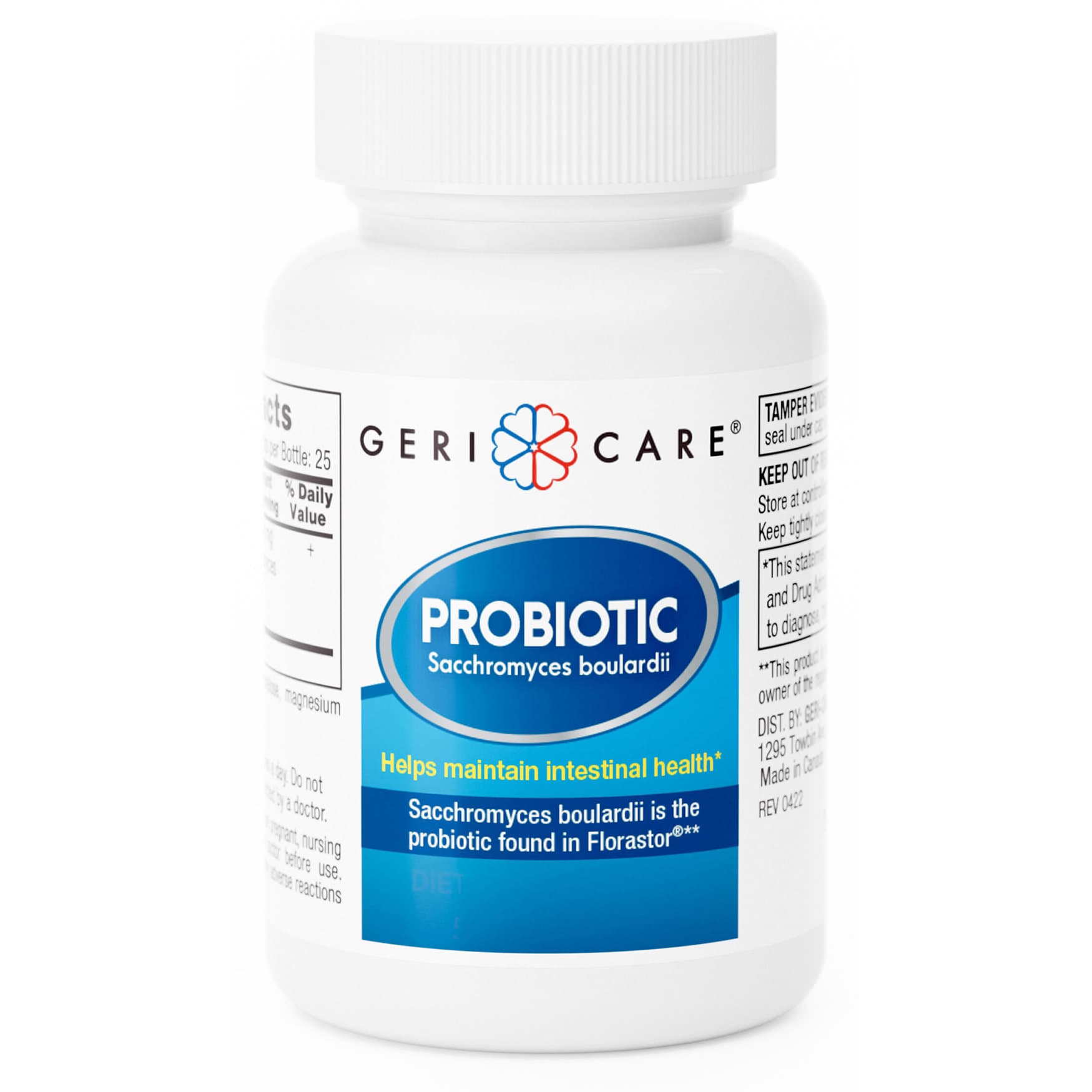 Geri-Care Saccharomyces Boulardii Probiotic Capsules - Case of 600 - Image 1