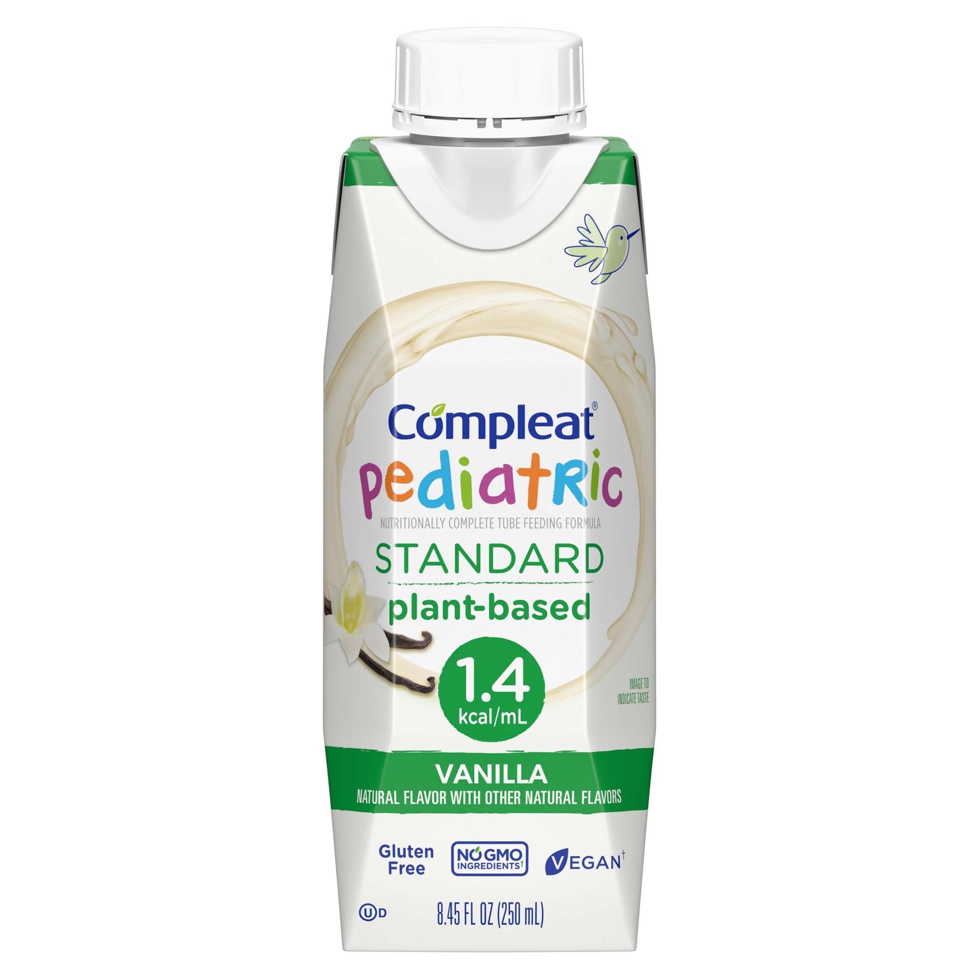Compleat Pediatric Standard 1.4 Calorically Dense Tube Feeding Formula, Vanilla Flavor - Each - Image 1