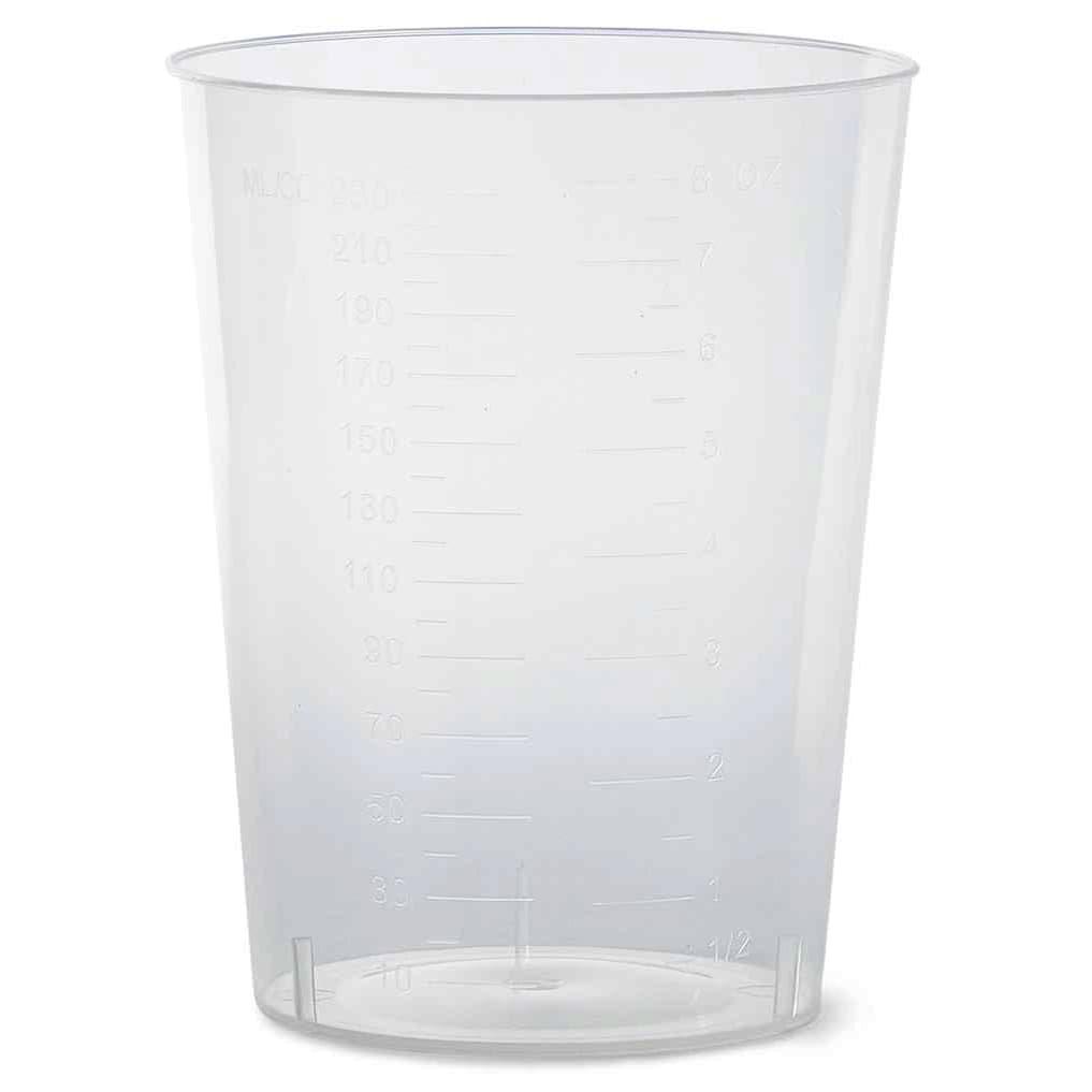 Flexible Plastic Intake Tumbler with Molded-in Graduations, 9 oz - Image 1