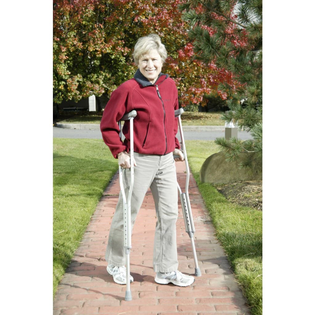 Drive Aluminum Crutches with Accessories - Image 2
