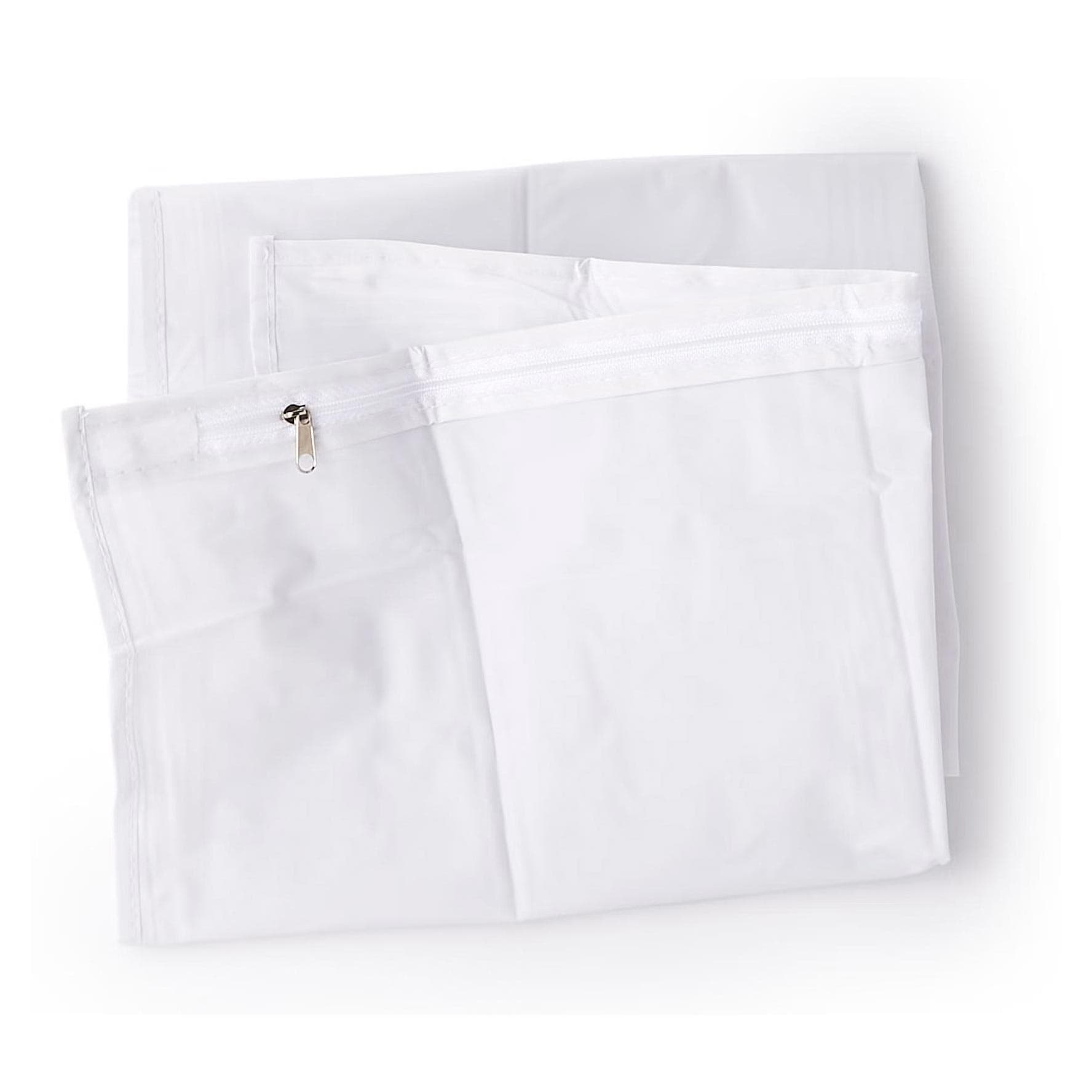 Mark-Clark Pillow Cover with Zip White - Image 2