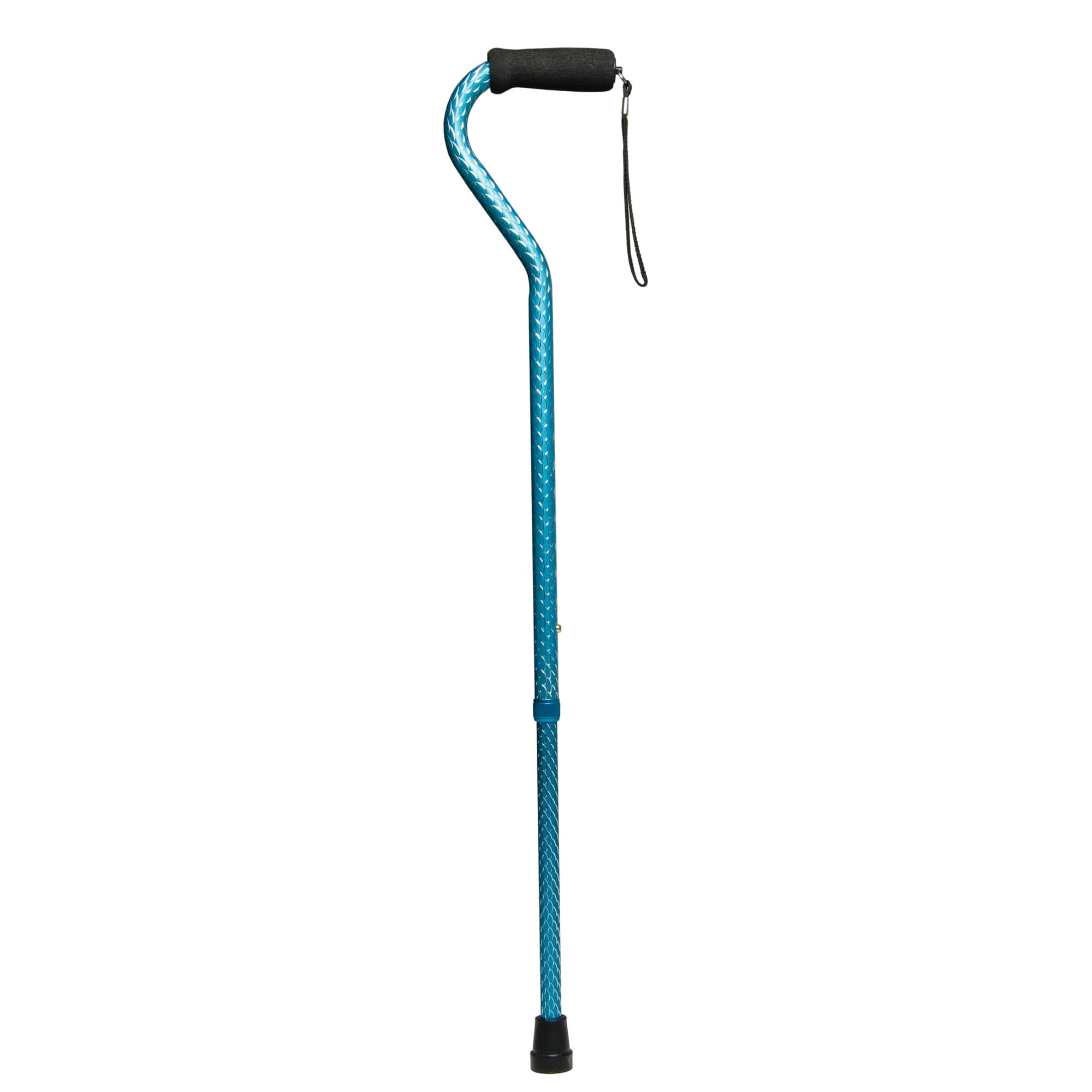 Lumex Stylus Offset Cane, Blue - Case of 6 - Image 1