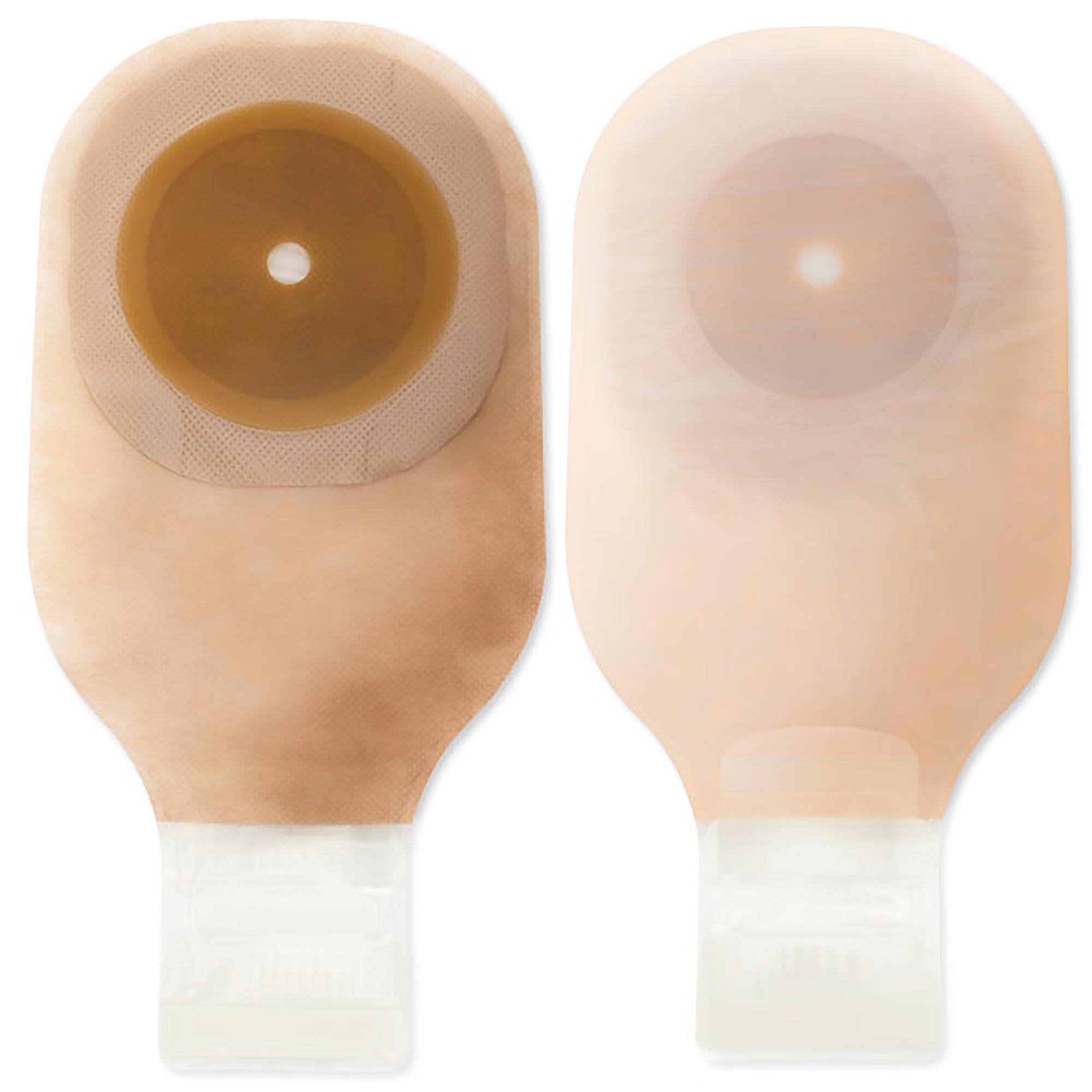 Premier 1-Piece Drainable Ostomy Pouch with Flat Flextend Barrier, Ultra-Clear, Upto 2-1/2 Inch - Box of 10 - Image 1