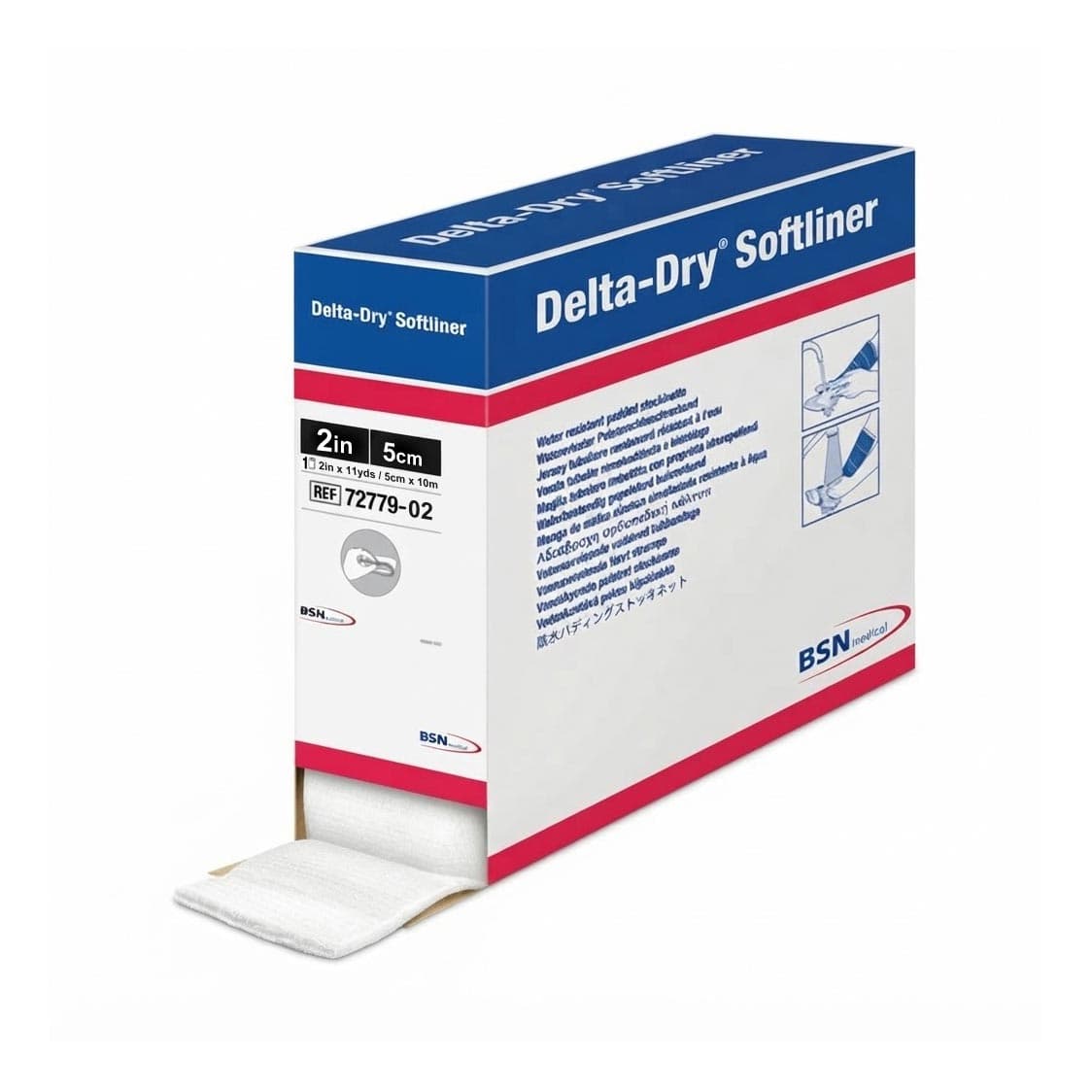 Delta-Dry Water Resistant Softliner, 2 Inch x 11 Yard - Each - Image 1