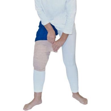 Caresia Thigh Foam Compression Bandage Liner, Small, Average - Image 1