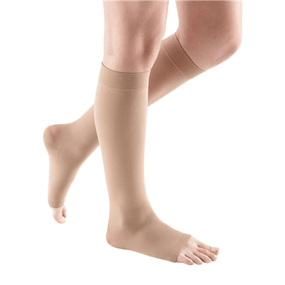 Mediven Comfort Calf High Compression Stocking, Size 4, Natural - Pair of 2