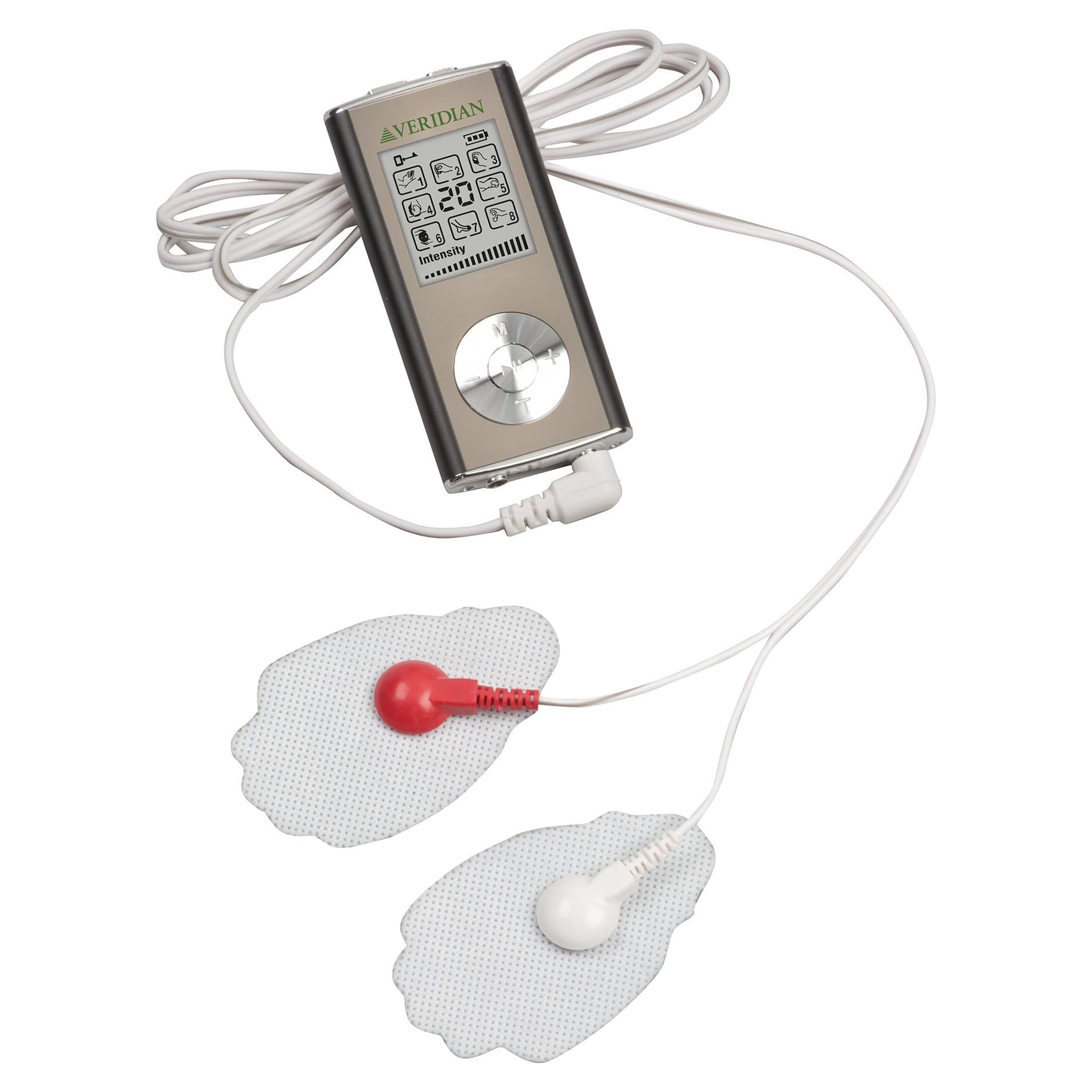 Veridian Dual-Channel TENS Unit with 8-Pulse Frequency Modes - Image 1