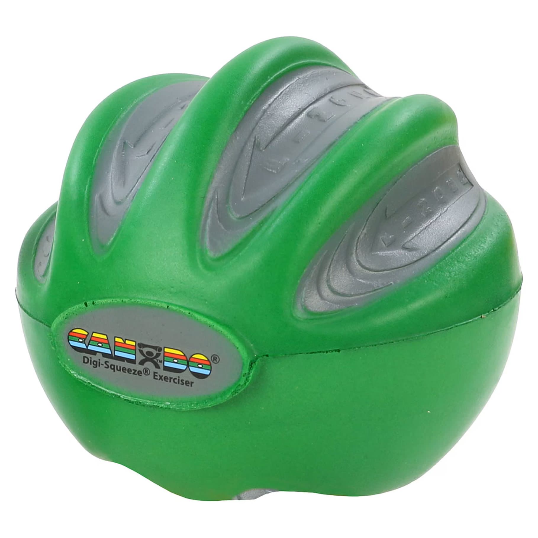 CanDo Digi-Squeeze hand exerciser, Small, green, Moderate - Image 1