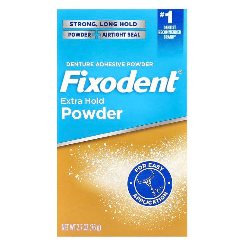 Fixodent Extra Hold Denture Adhesive Powder - Image 2