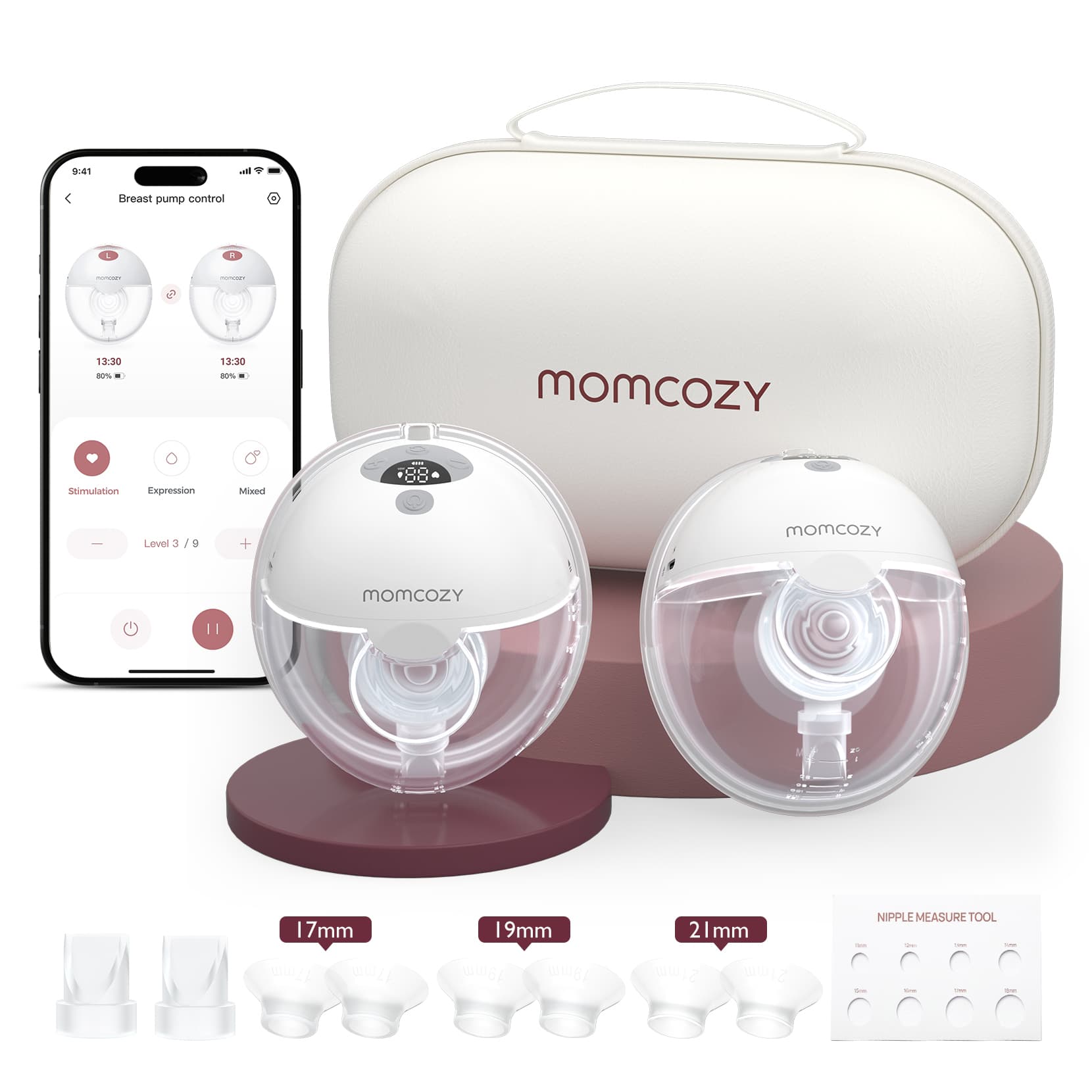 Momcozy M5 Smart Double Electric Breast Pump - Case of 12 - Image 2