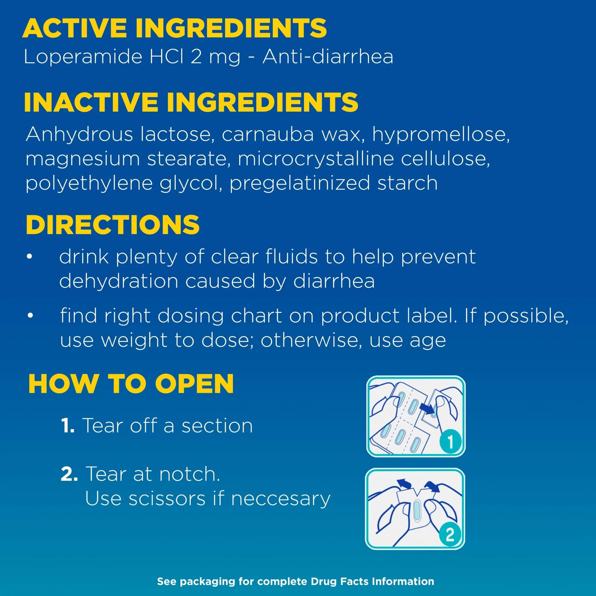 Imodium A-D Anti-Diarrheal Caplet - Carton of 24 - Image 3