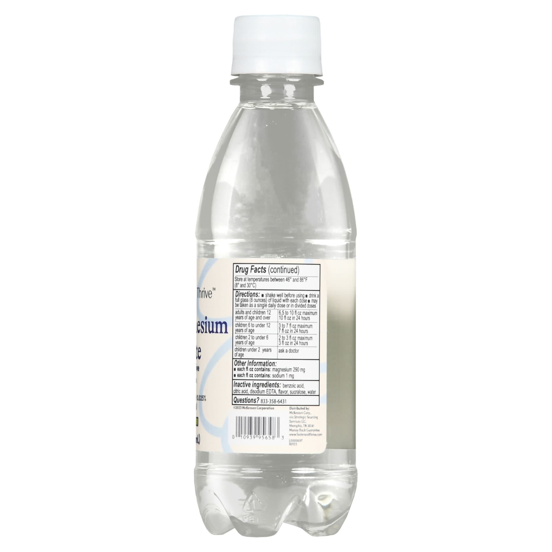 Foster & Thrive Magnesium Citrate Saline Laxative Oral Solution, Lemon, 10 oz - Image 3