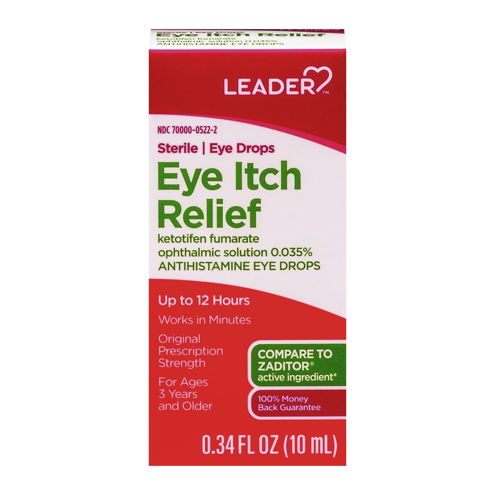 Leader Eye Itch Relief, 0.34 oz - Each - Image 1