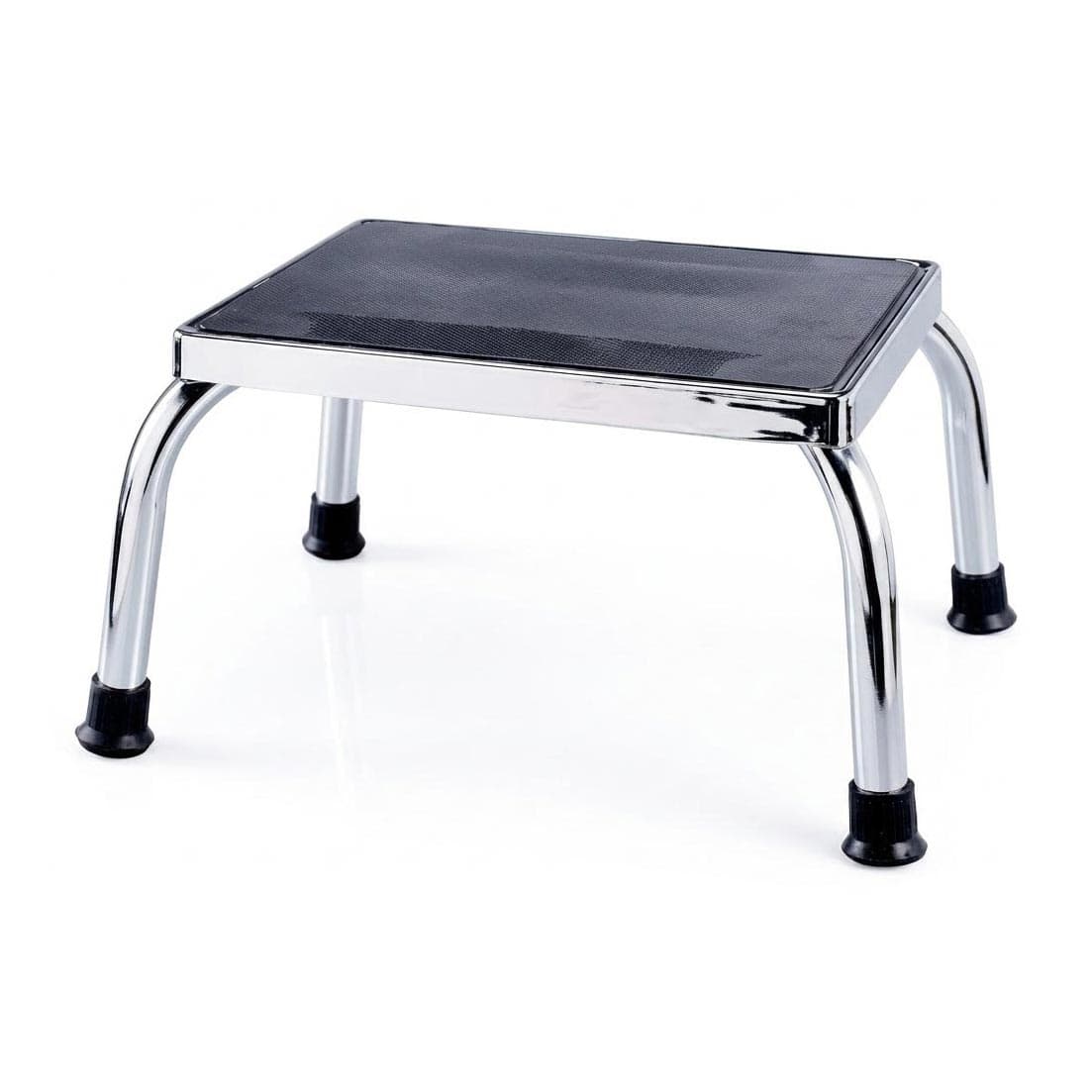 Grafco Step Stools, Chrome Plated Steel, without Handrail - Case of 2 - Image 1