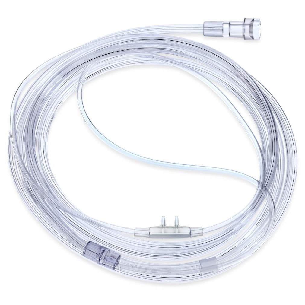 Hudson RCI Softech Adult Nasal Cannula with 7 ft Star Lumen Tubing, Standard Connector - Case of 50 - Image 1