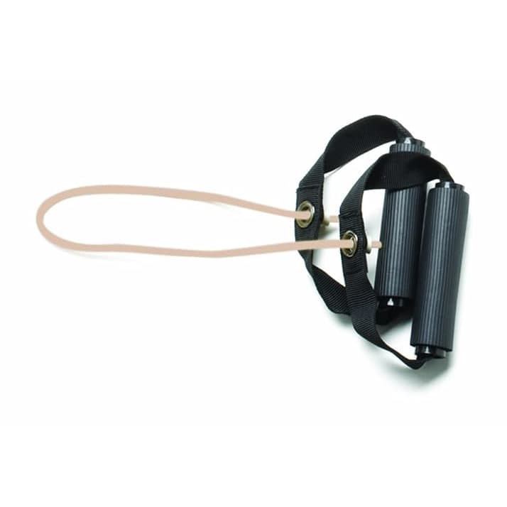 CanDo Tubing with Handle Exerciser, 18 Inch, Tan, 2X-light - Image 1