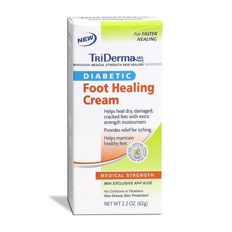 TriDerma Diabetic Foot Defense Healing Cream, 2.2 oz - Image 1