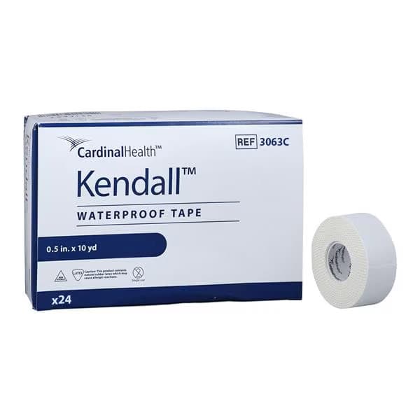 Cardinal Health Kendall Waterproof Tape, 0.5 Inch x 10 Yard - Case of 288 - Image 1