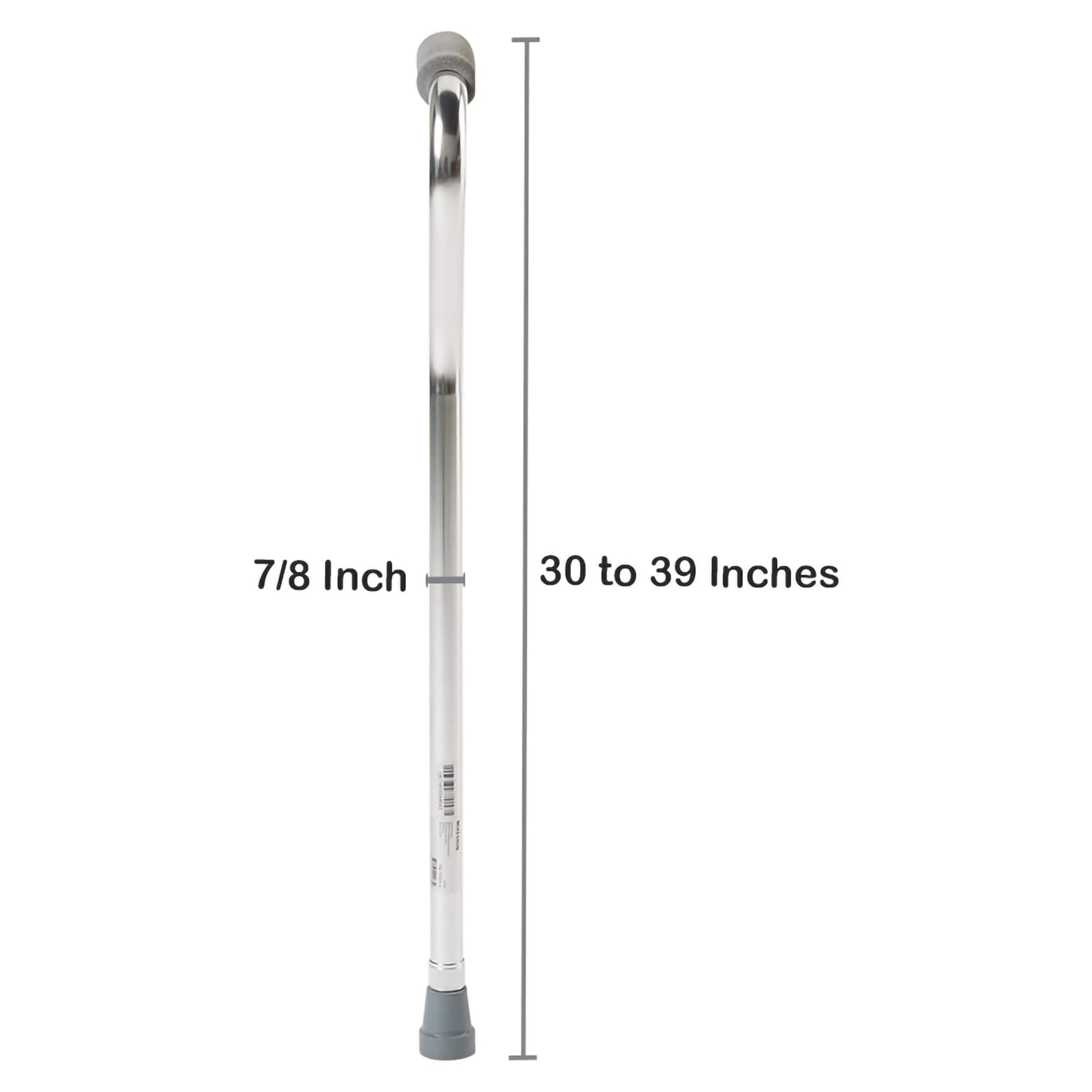 McKesson Offset-Handle Aluminum Cane - Image 4