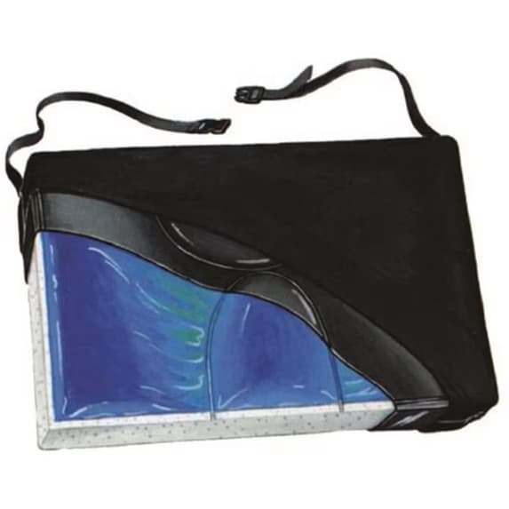 Skil-Care Noninflatable Foam and Gel Seat Cushion, Black - Image 1