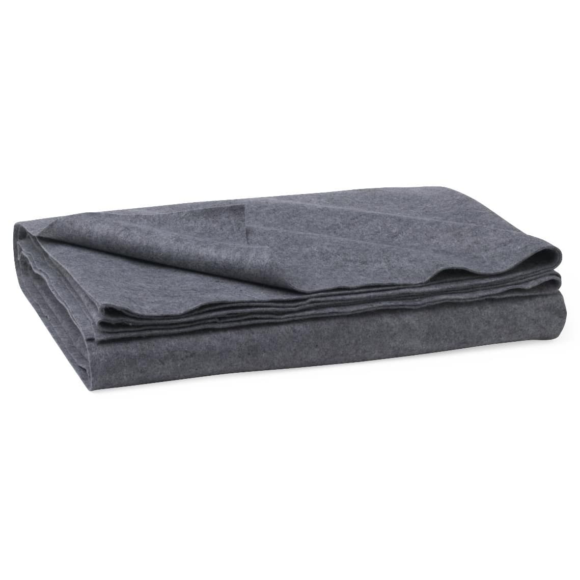 Medline Emergency Poly Blend Blankets, Gray, 40 x 80 Inch - Case of 10