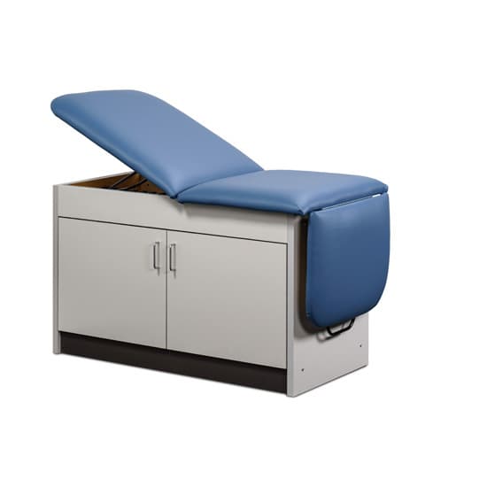 Clinton Cabinet Style, Space Saver Table with Adjustable Backrest and Leg Rest