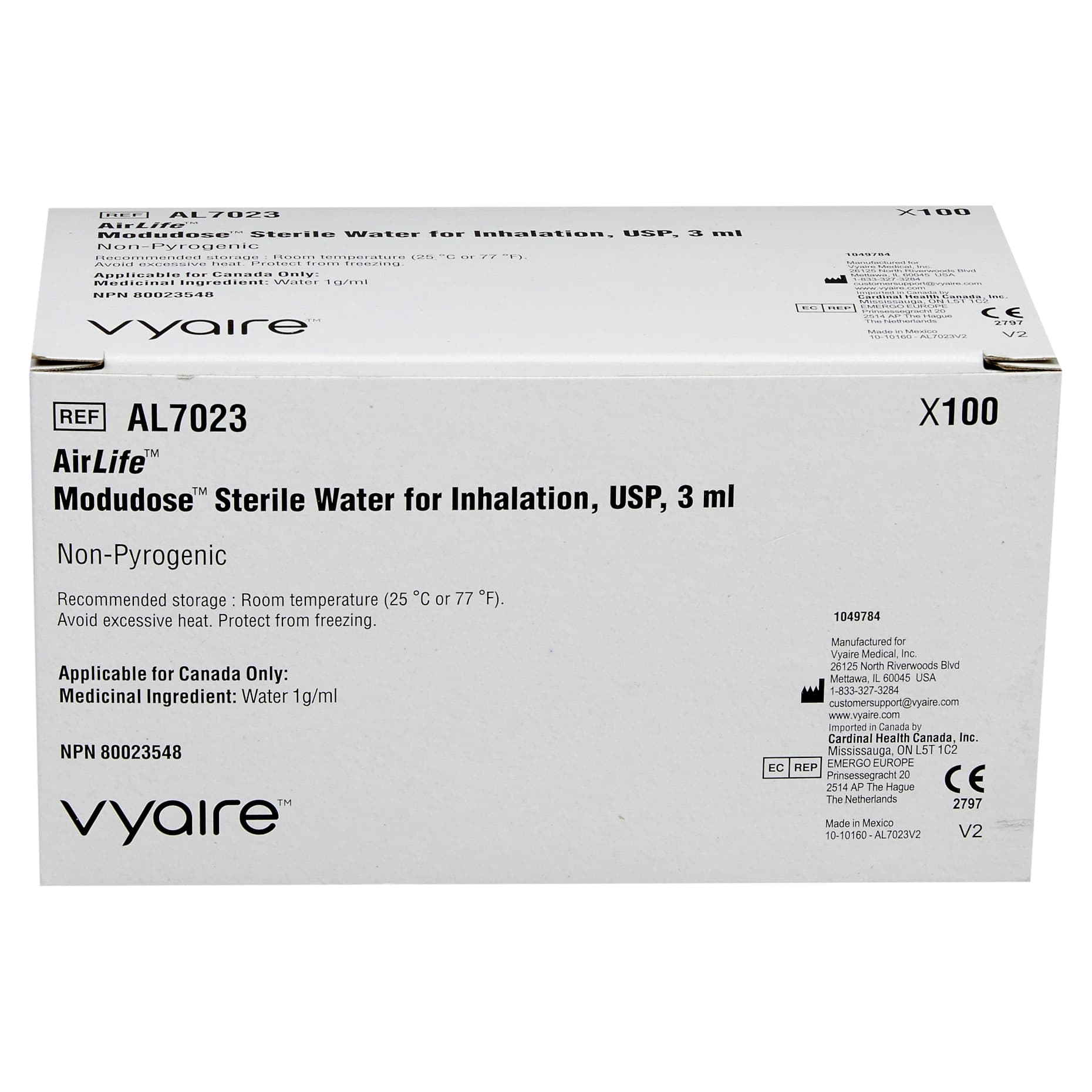 AirLife Modudose Sterile Water for Inhalation - Image 1