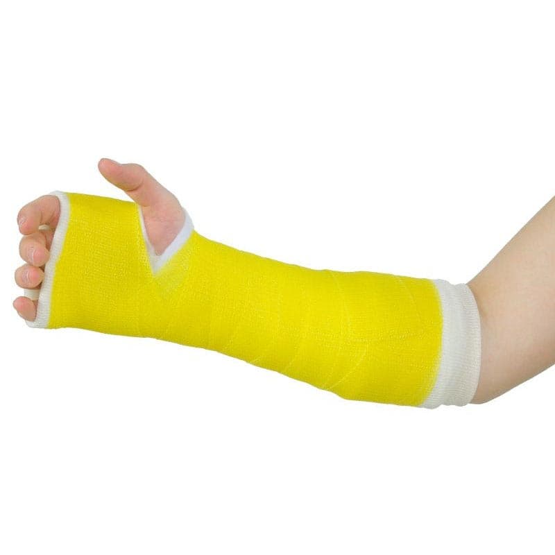 Delta-Lite Plus Fiberglass Cast Tape, Yellow, 4 Inch x 12 Feet - Box of 10 - Image 1