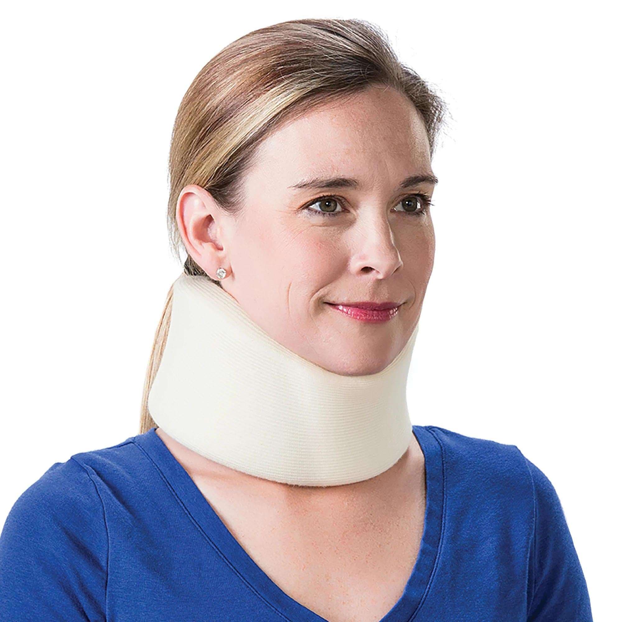 Core Universal Foam Cervical Collar, 24" x 3.5", Beige - Image 1
